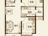 秦皇岛恒大城_2室2厅1卫 建面97平米