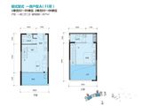 华润小径湾_1室2厅2卫 建面77平米