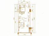 东江湾PEO_1室1厅1卫 建面60平米