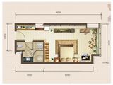 廊坊新世界中心_1室1厅1卫 建面53平米