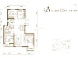廊坊鸿坤理想城_3室2厅2卫 建面115平米