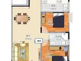 蓝天金地_3室3厅1卫 建面105平米