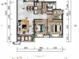 时代美宸_3室2厅2卫 建面98平米
