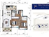国汇豪庭_3室2厅2卫 建面100平米