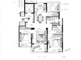 招商越秀公园1872_3室2厅2卫 建面110平米