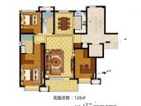 华润置地公元九里_3室2厅2卫 建面126平米