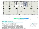 东8区企业公园_高层办公户型 建面1060平米