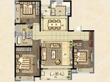 上海东亚威尼斯公馆世家_3室2厅2卫 建面143平米