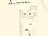 Link国际_1室1厅1卫 建面45平米