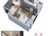 华岭中央公园_1室0厅1卫 建面62平米