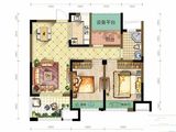 光明观澜公馆_2室2厅1卫 建面88平米