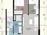旺南世贸中心_2室1厅1卫 建面54平米