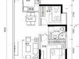 碧桂园狮子洋二期_2室2厅1卫 建面80平米
