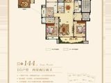 锦樾华府_4室2厅2卫 建面144平米