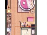 红星大都汇_1室1厅1卫 建面33平米