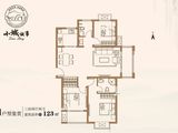 奥园玖珑天境_3室2厅2卫 建面123平米