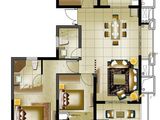 金通玫瑰园_3室2厅2卫 建面130平米