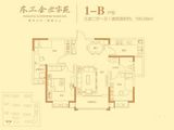 东工企业家苑_3室2厅1卫 建面100平米
