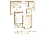 蓝山溪语_2室2厅1卫 建面85平米