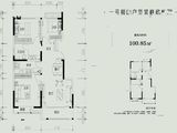 旭瑞和昌花漾里_3室2厅1卫 建面100平米