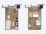 上东国际_1室2厅1卫 建面29平米