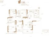 中茂悦庭_4室2厅2卫 建面135平米