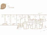 五建新街坊_一期18#商铺二层平面图 建面116平米