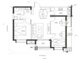 万科城如园_3室2厅1卫 建面90平米