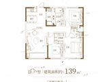 长安金茂府_3室2厅2卫 建面139平米