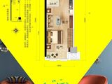 联发君澜_1室1厅1卫 建面57平米