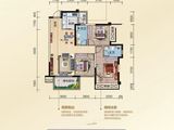 大唐印象_3室2厅2卫 建面96平米