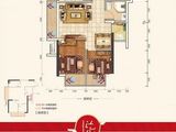 彰泰新旺角_2室2厅1卫 建面62平米