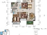 盛邦珑悦_3室2厅2卫 建面98平米