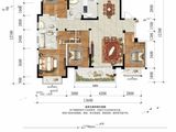 蓝光雍锦澜湾_4室2厅3卫 建面142平米