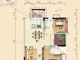 春晖国际城_2室2厅2卫 建面95平米