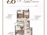 绿地御景潮源_3室2厅2卫 建面90平米