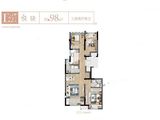 越秀江南悦府_3室2厅2卫 建面98平米