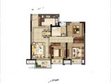 衡麓世家_3室2厅1卫 建面97平米