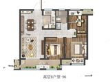 锦凤合鸣_3室2厅1卫 建面96平米