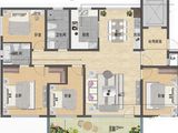 弗莱德建公元_4室2厅2卫 建面168平米