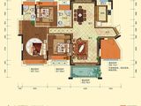 阳光美城_3室2厅2卫 建面134平米