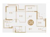 保利天汇_2室2厅1卫 建面79平米