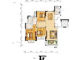 田润新城_3室2厅1卫 建面121平米