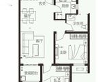 建业壹号城邦_2室2厅1卫 建面85平米