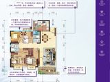 碧桂园城市花园_4室2厅2卫 建面141平米