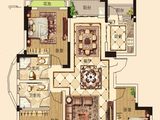 宏信玫瑰城3期_3室2厅2卫 建面124平米