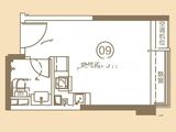 北海恒大雅苑_15#09户型30平 建面30平米