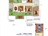 华厦玉带佳苑_3室2厅2卫 建面130平米