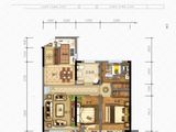 保利溪湖林语_3室2厅1卫 建面107平米