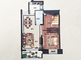龙游湖壹号_2室2厅1卫 建面86平米